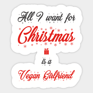 All I Want For Christmas Sticker